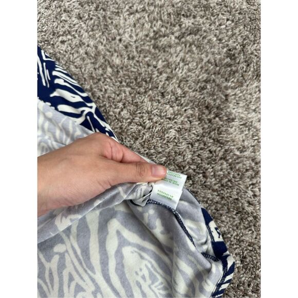 Lilly Pulitzer Morada Strapless Maxi Dress Women’s S Bright Navy Entourage Rayon - Picture 9 of 11